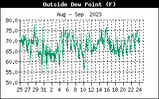 Outside Dewpoint History